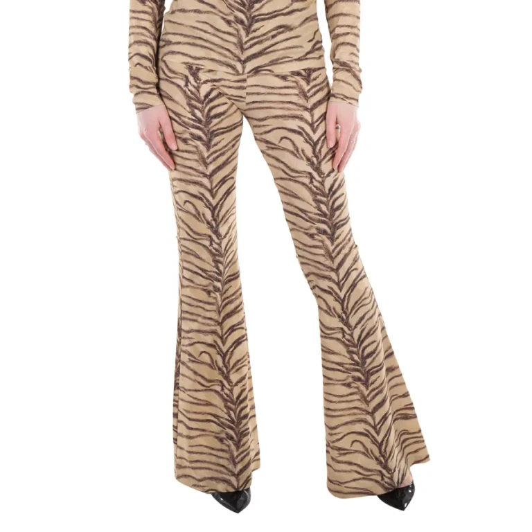 Stella McCartney All-Over Motif High-Rise Flared Pants