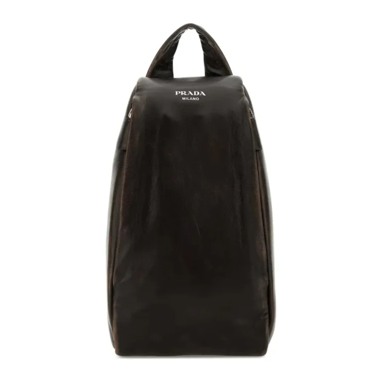 Dark Brown Nappa Leather Backpack