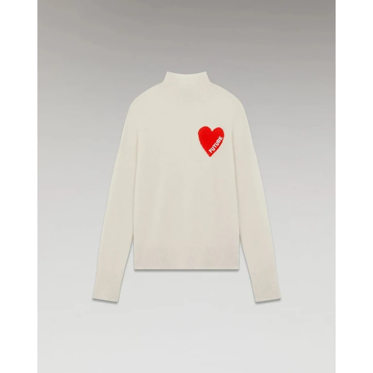 Turtleneck Knitted 2301wpm00746 9000-Ecru