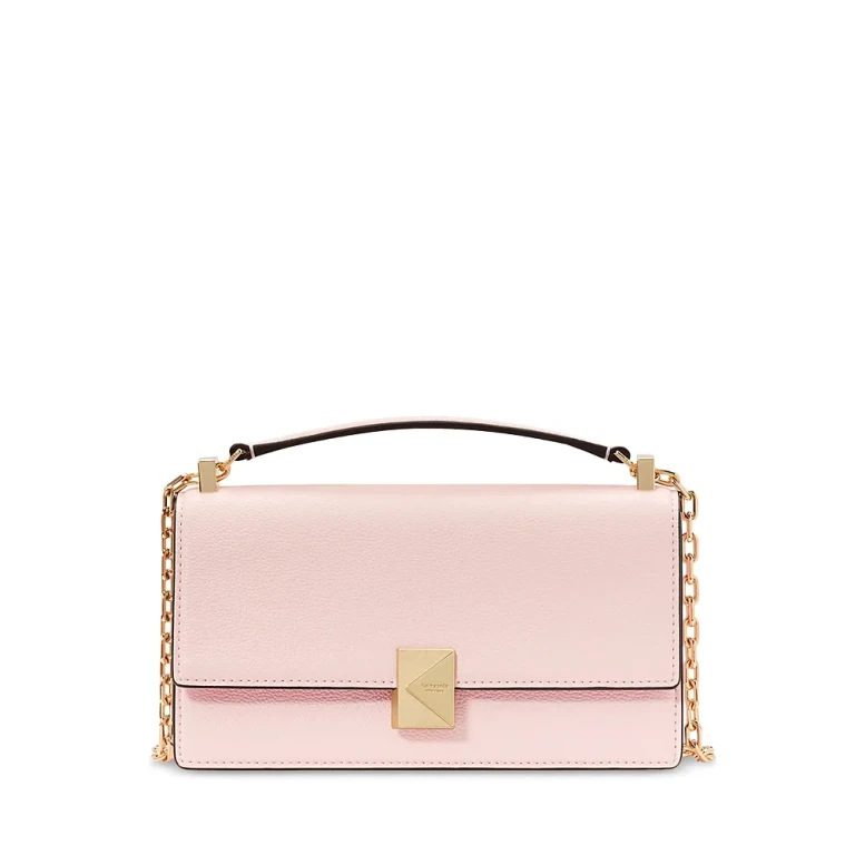 kate spade new york Deco Pebbled Leather Mini Flap Chain Crossbody