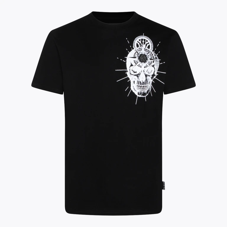 Philipp Plein T-shirts and Polos Black _100 % Co - Men