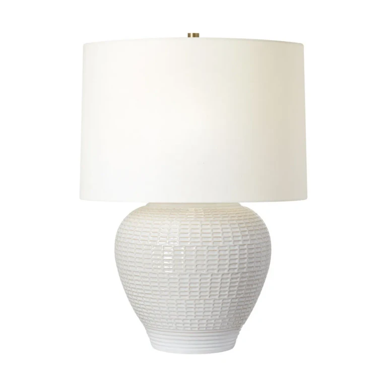 New White Table Lamp from the Marcel Collection