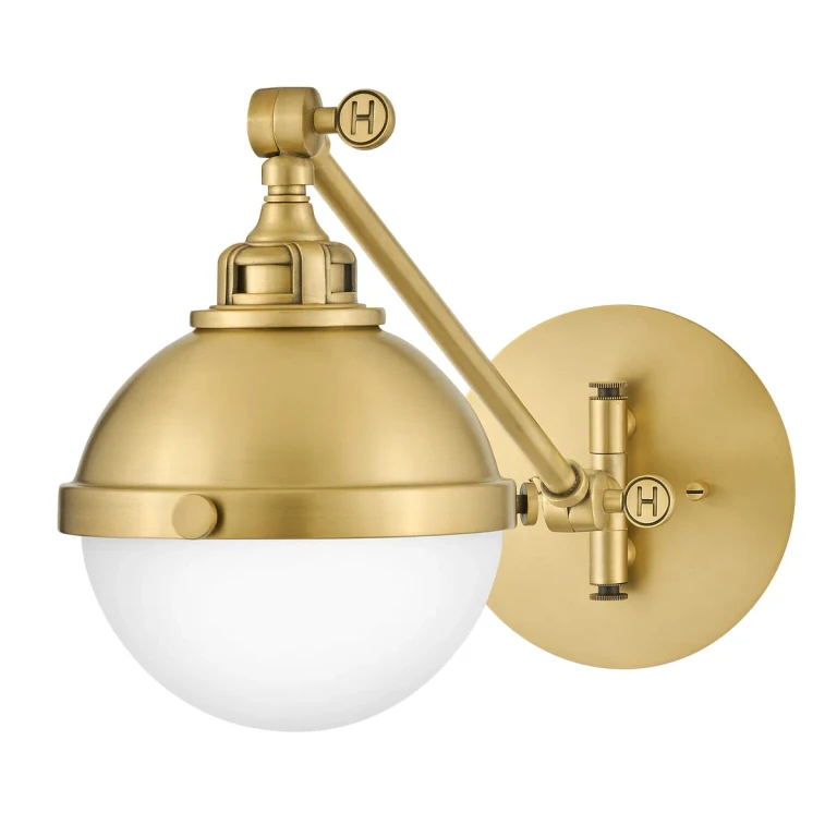 Satin Brass LED Wall Sconce from the Fletcher Collection