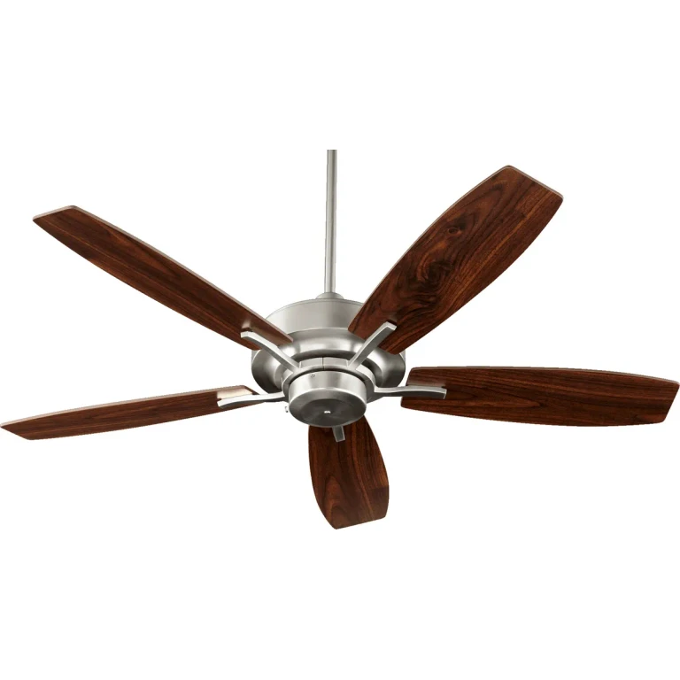 Satin Nickel 52"Ceiling Fan from the SOHO Collection