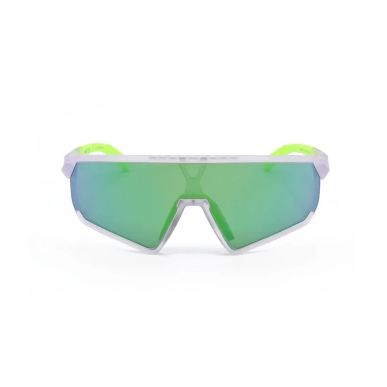 Mens White Shield Sunglasses SP0017-02E-3