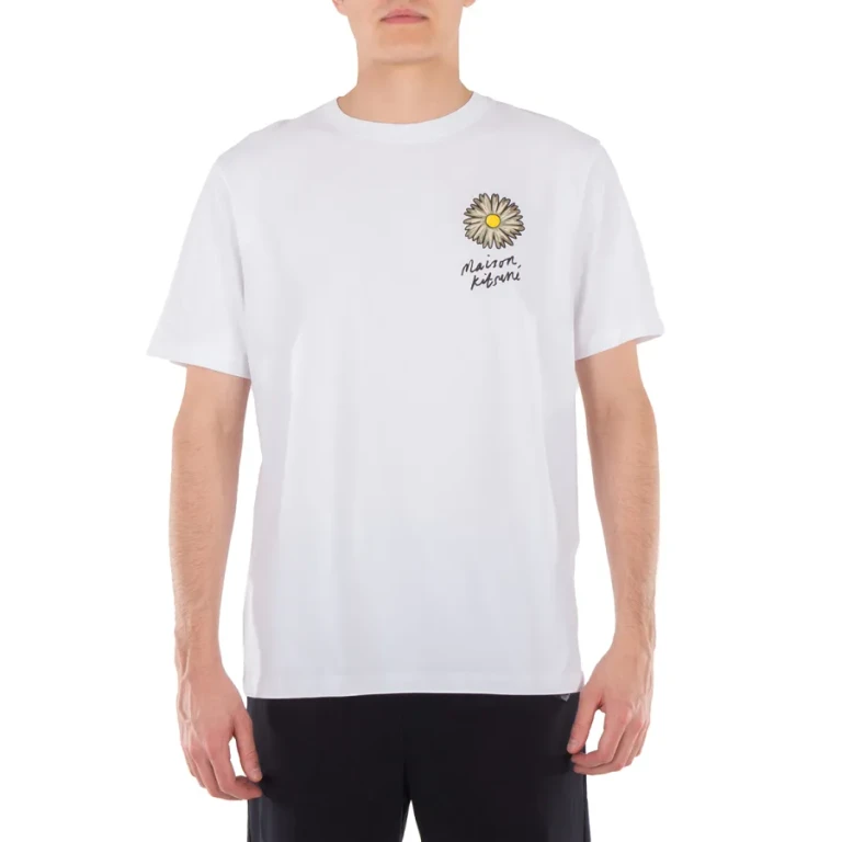 Maison Kitsune Floating Flower Cotton T-Shirt