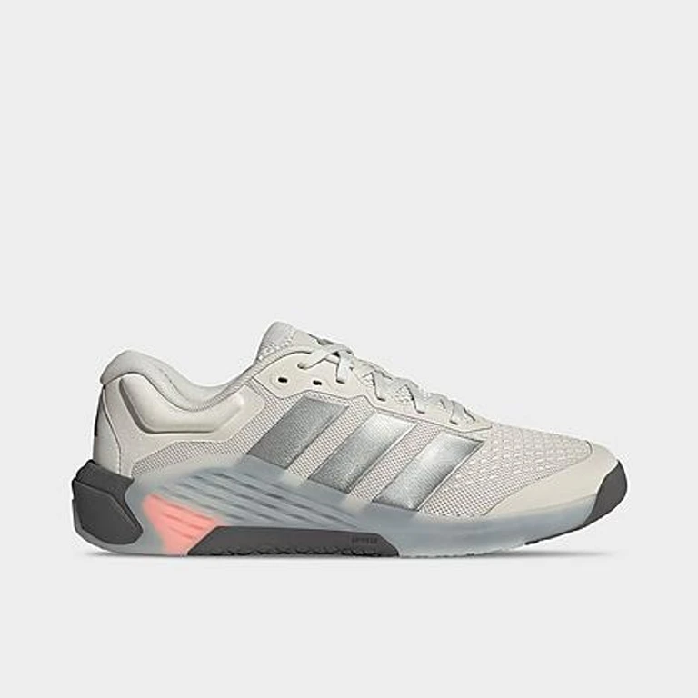adidas Men's Dropset 4 Training Shoes in Orbit Grey/Iron Metallic/Lucid Orange Size: 7.5