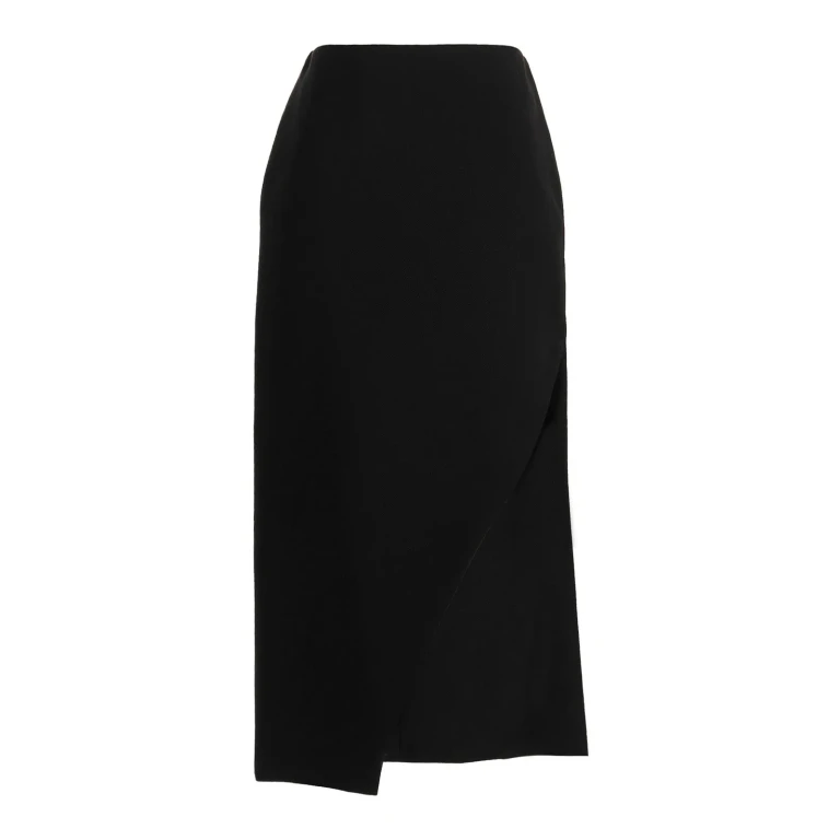 Gonna Midi Alexander McQueen - Nero