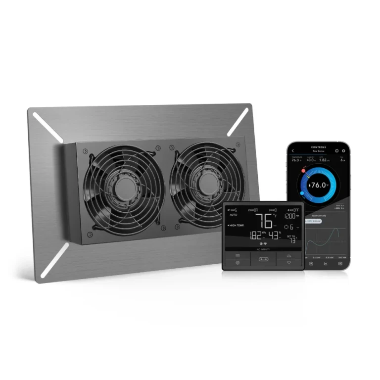 AC Infinity AIRTITAN T7 12-In Ventilation Fan w/ Temperature & Humidity Controller