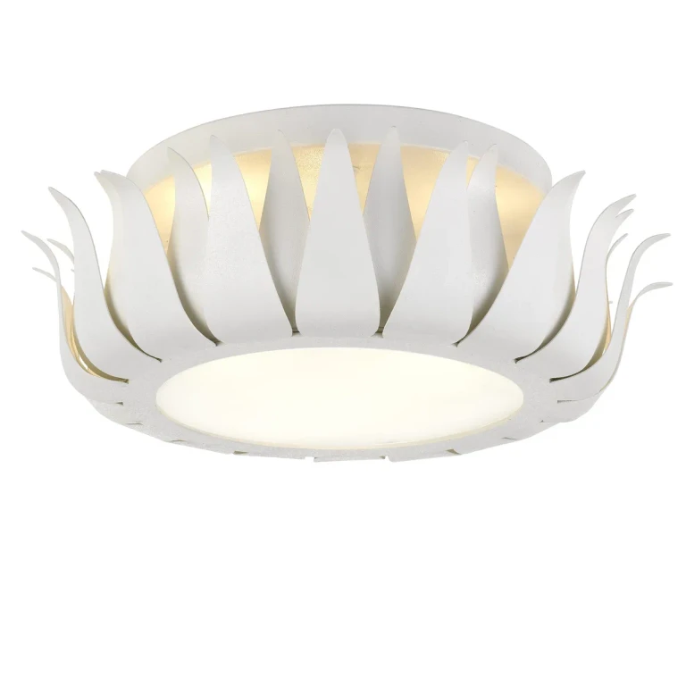 Broche 3-Light 16" Ceiling Light in Matte White