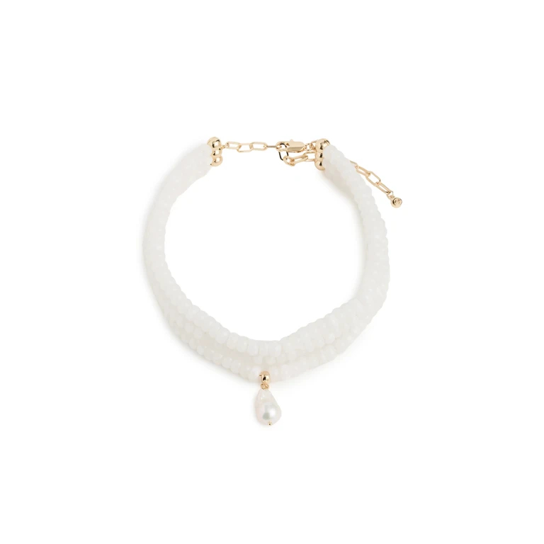 Ettika Marina Layers Necklace Bone One Size