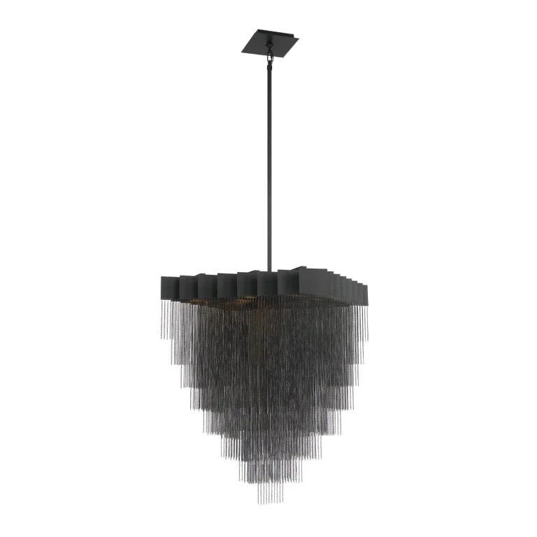 Black LED Chandelier from the Bloomfield Collection