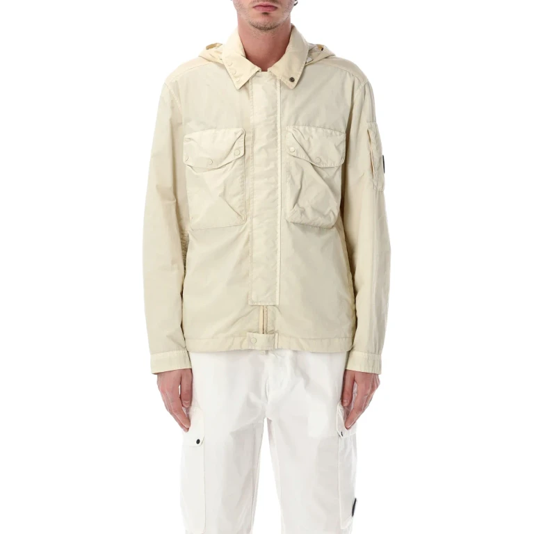C. P. COMPANY Jacket Men color Yellow Cream (20CMOS017A005991G114)