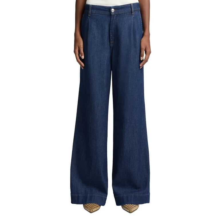 7 For All Mankind High Rise Wide Leg Pants in Halona