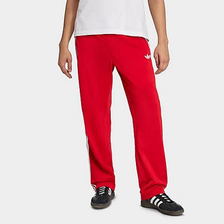 adidas Men's Originals adicolor Firebird Track Pants in Better Scarlet Size: Small