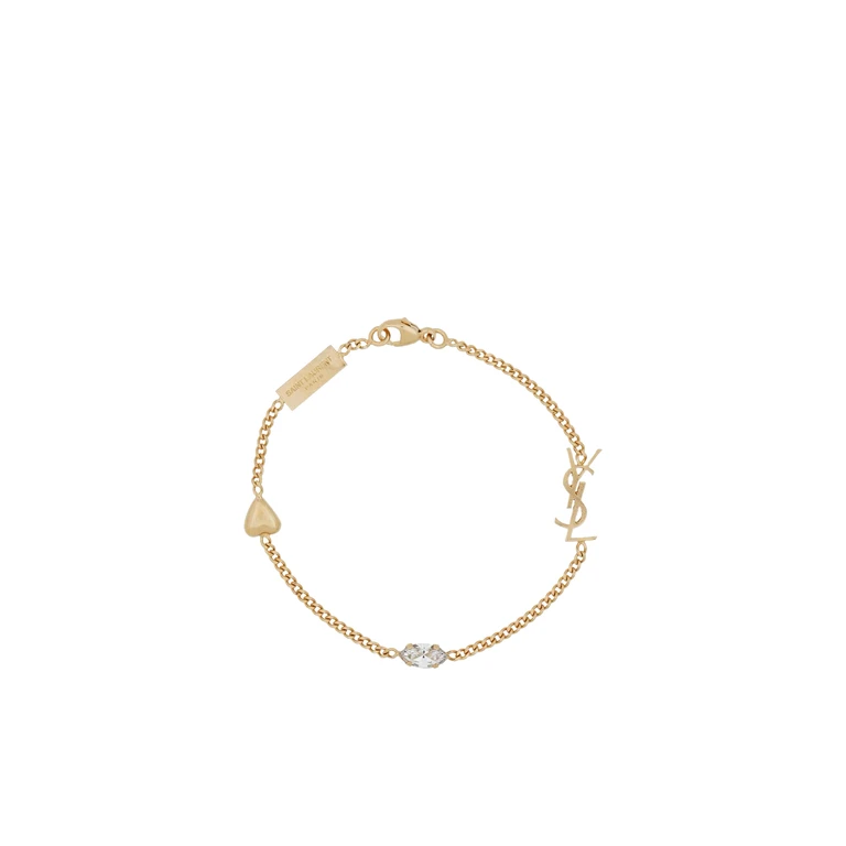 Saint Laurent Bijoux Brass/glass - Women