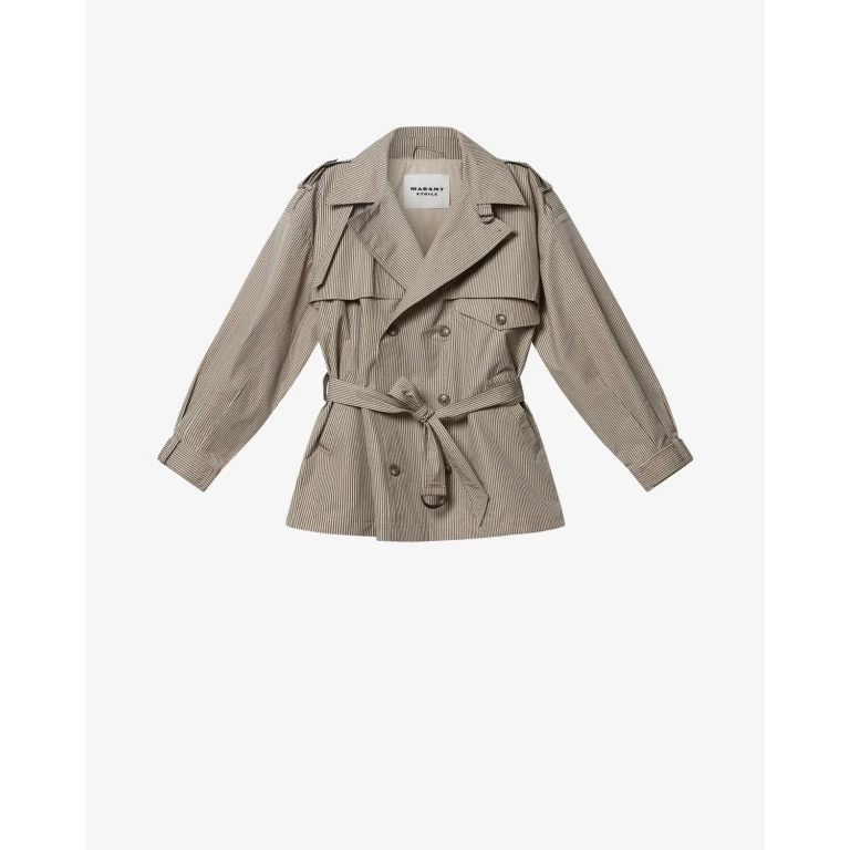 Veste Claya - Femme - Beige-kaki - Taille 34 - Marant Étoile
