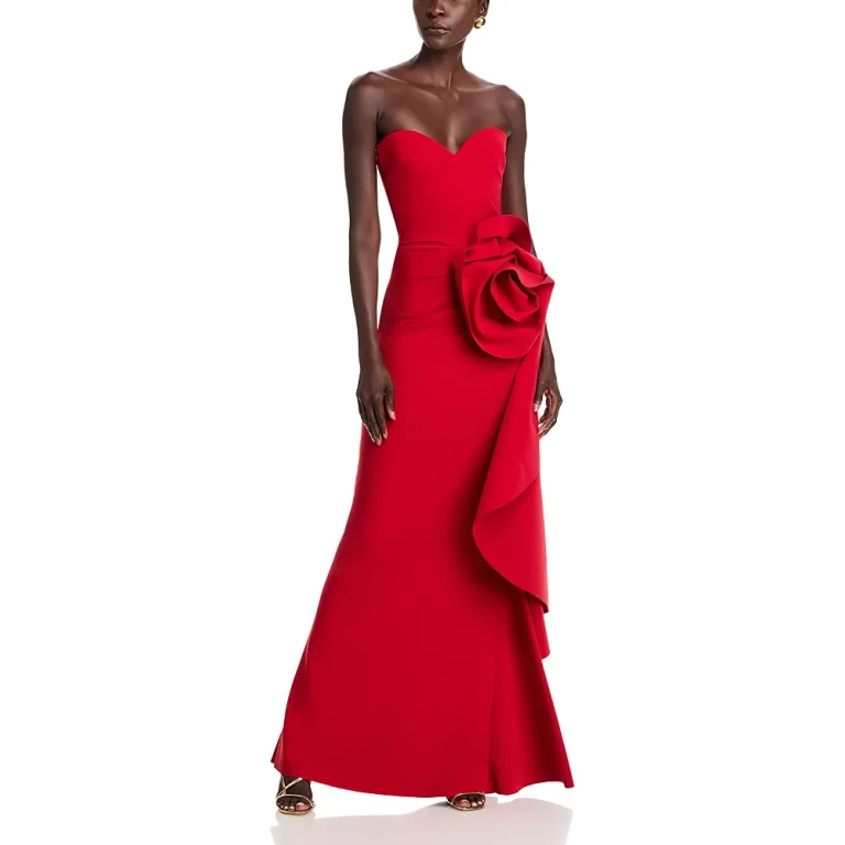 Chiara Boni La Petite Robe Ethane Rosette Gown - Exclusive