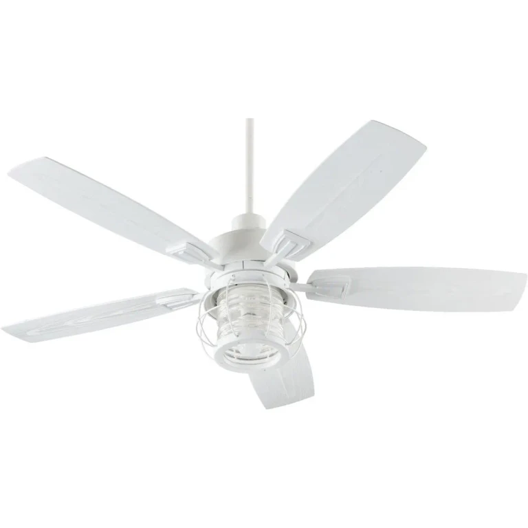 Studio White 52"Patio Fan from the Galveston Collection