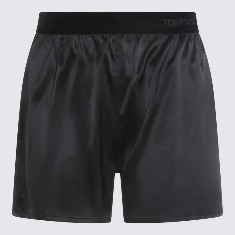 Tom Ford Black Silk Shorts