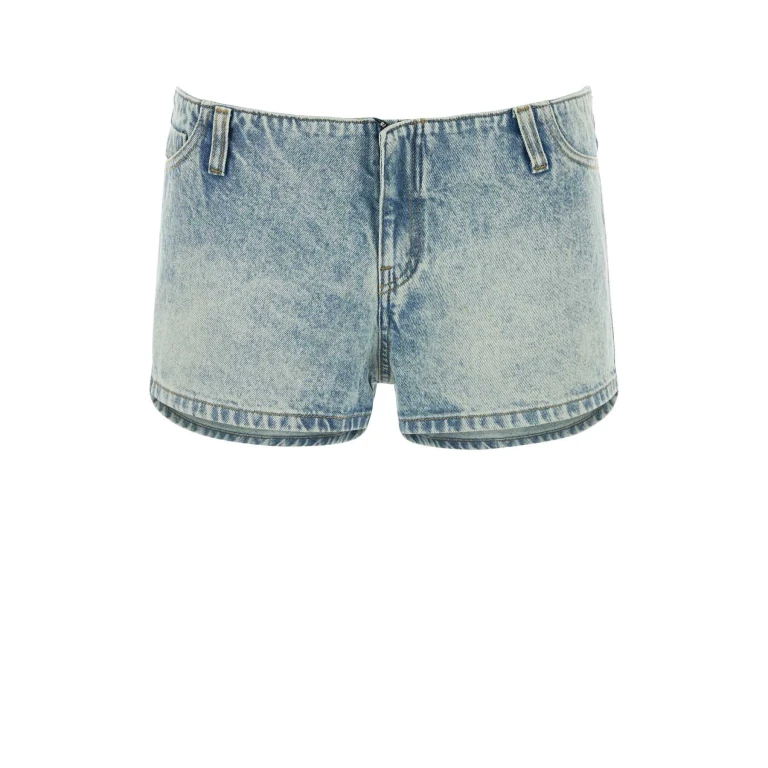 Denim Flor Shorts Wasblu Exterior: Cotton - Women