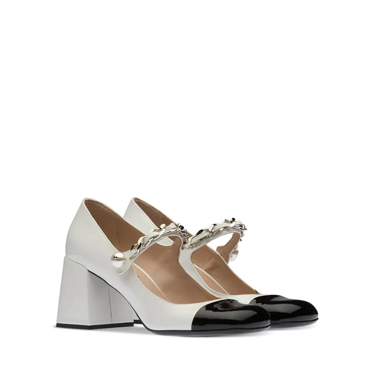 Miu Miu Women's Cap Toe Mary Jane Pumps