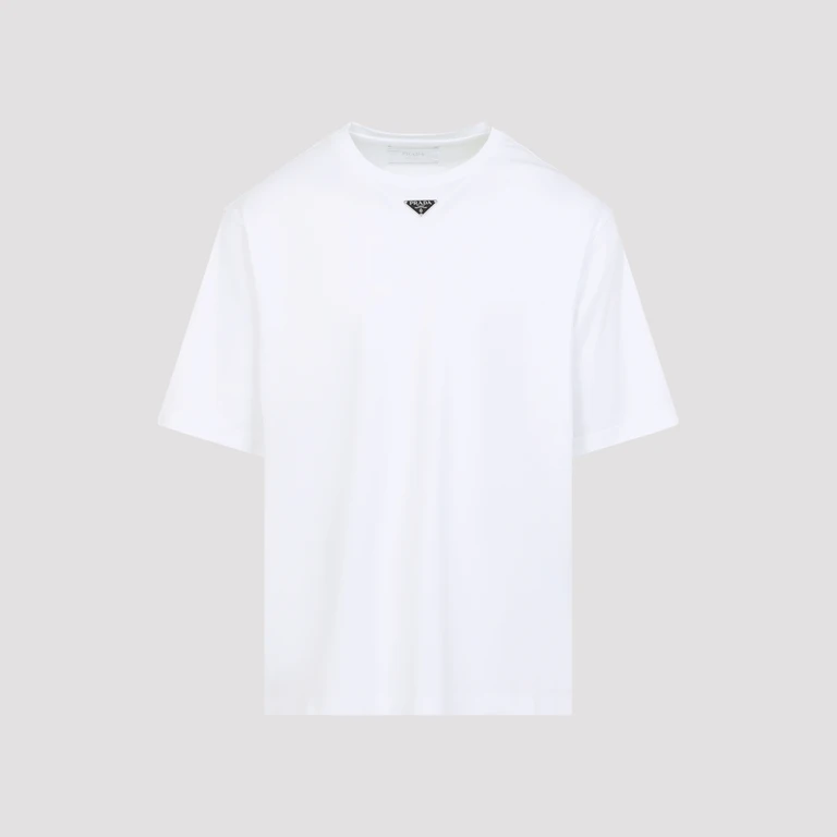Prada Cotton T-Shirt White Tshirt - Men