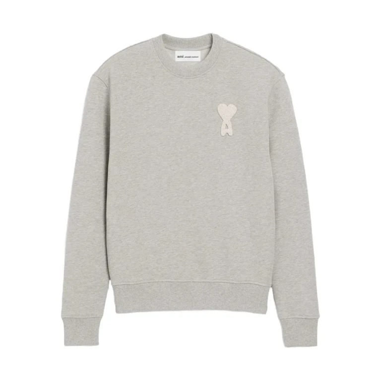 Ami Paris Ami De Coeur Logo-patch Sweatshirt