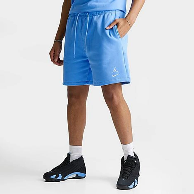 Jordan Men's Brooklyn Varsity Fleece Shorts in University Blue/White Size: Small