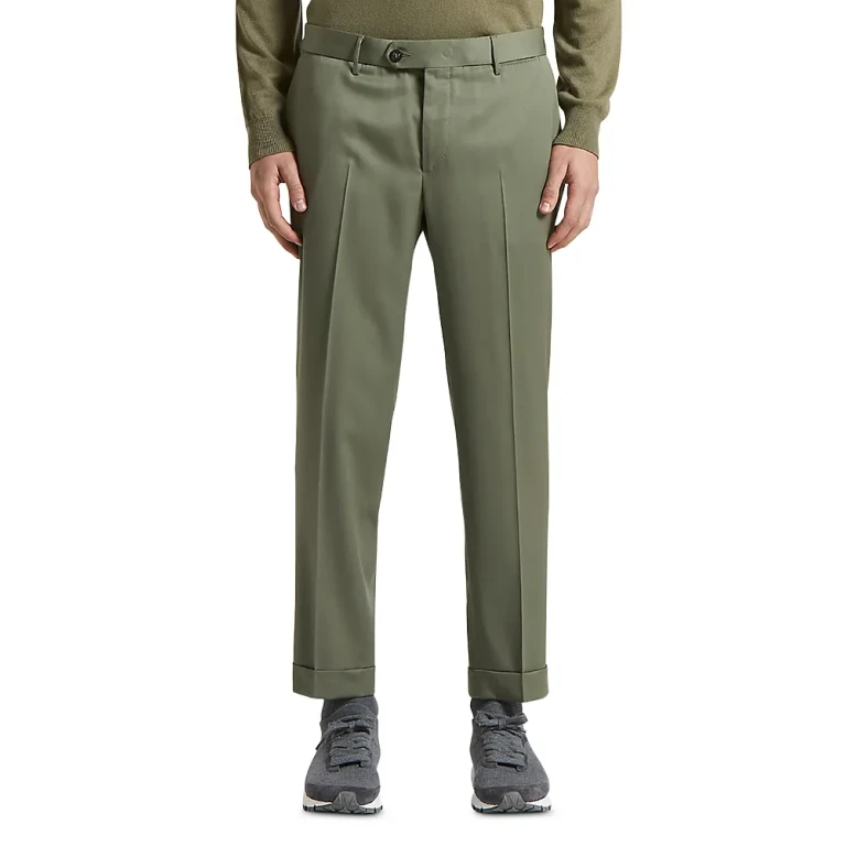 Peserico Curtain Style Wool Trousers