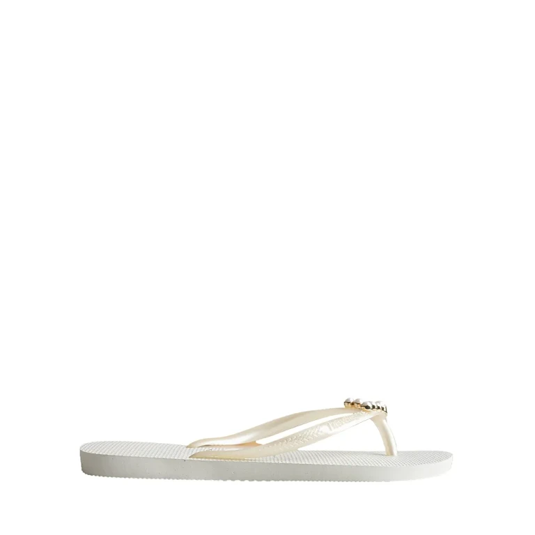 havaianas Women's Slim White Flip Flop Sandals