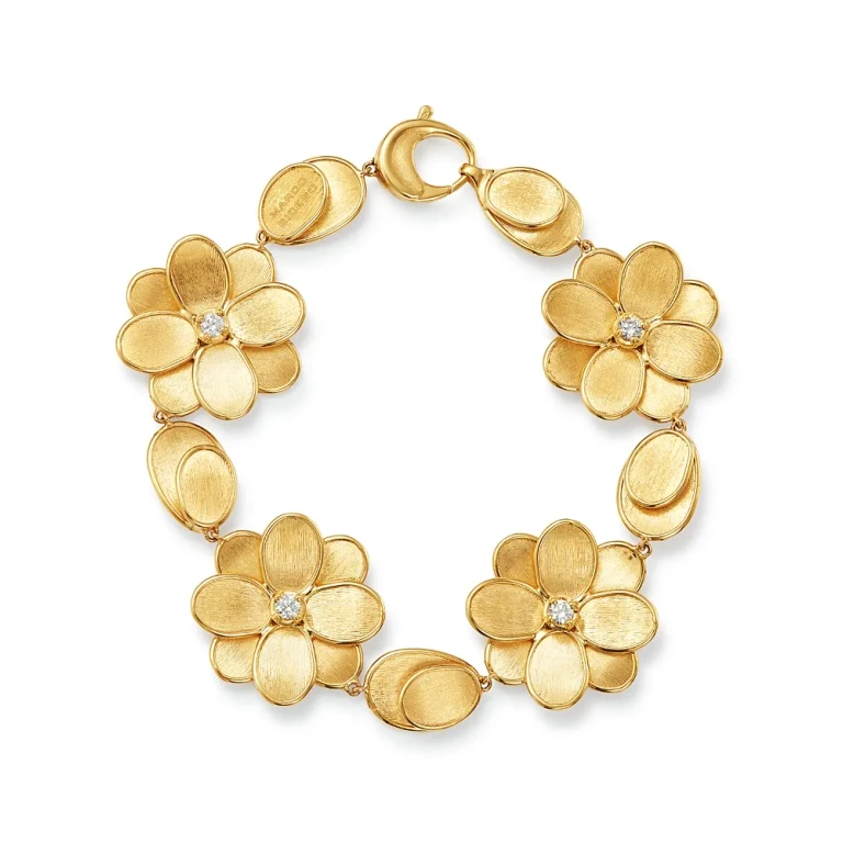 Marco Bicego 18K Yellow Gold Petali Diamond Bracelet