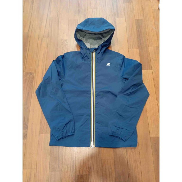 Kway Jack Stretch Nylon Jersey Blue Jacket - Men