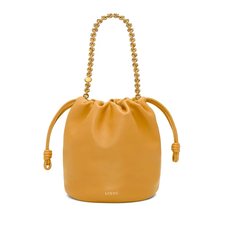 Loewe Flamenco Purse Bucket Bag in Sahara