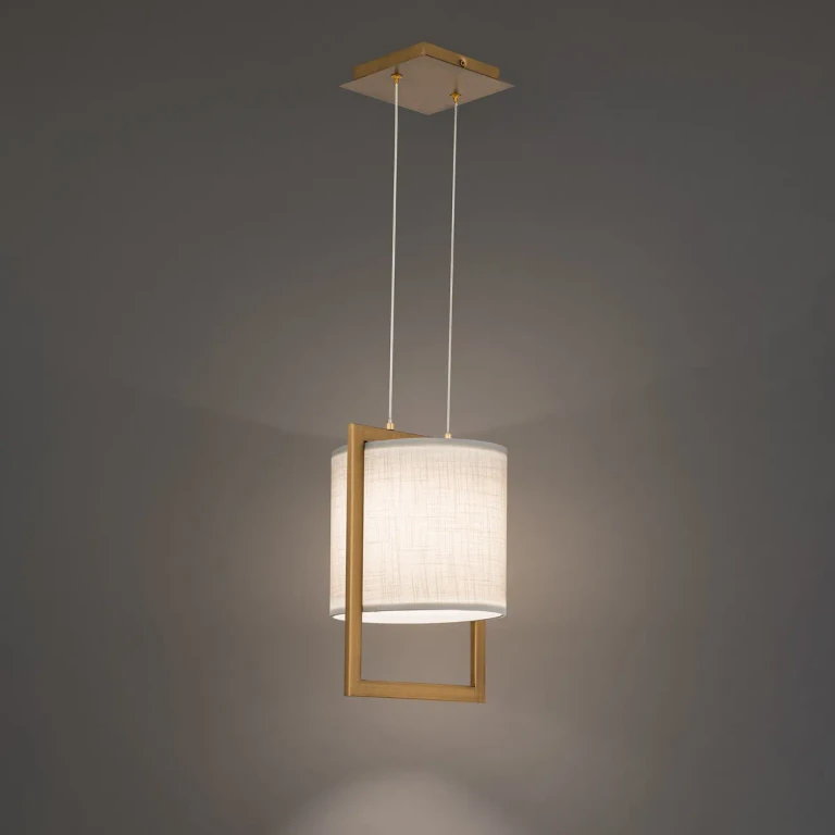 Aged Brass LED Mini Pendant from the Park Avenue Collection