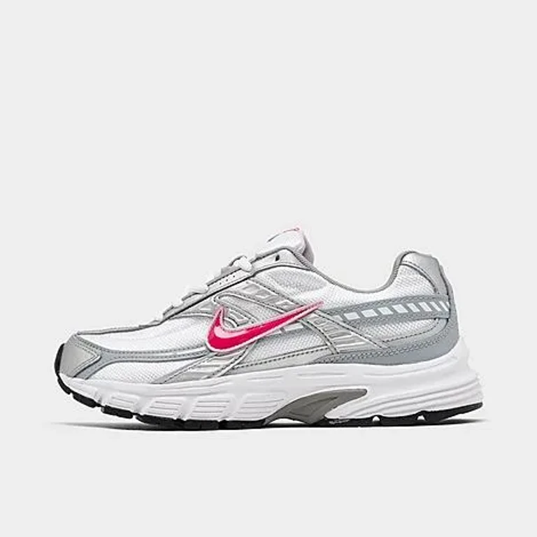 Women's Initiator Running Shoes in White/Cherry/Metallic Silver Size: 5.0