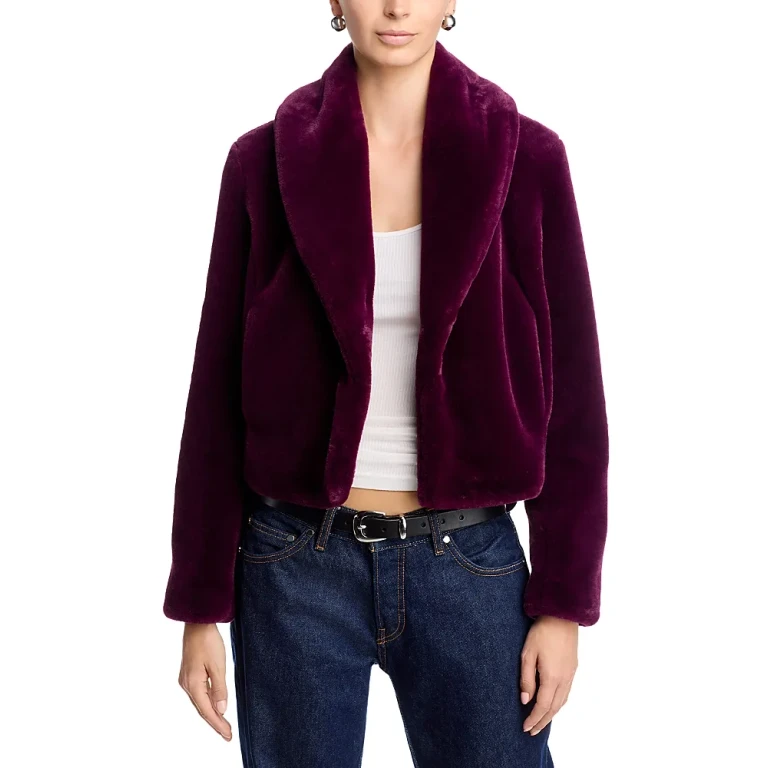 Blanknyc Shawl Collar Faux Fur Coat