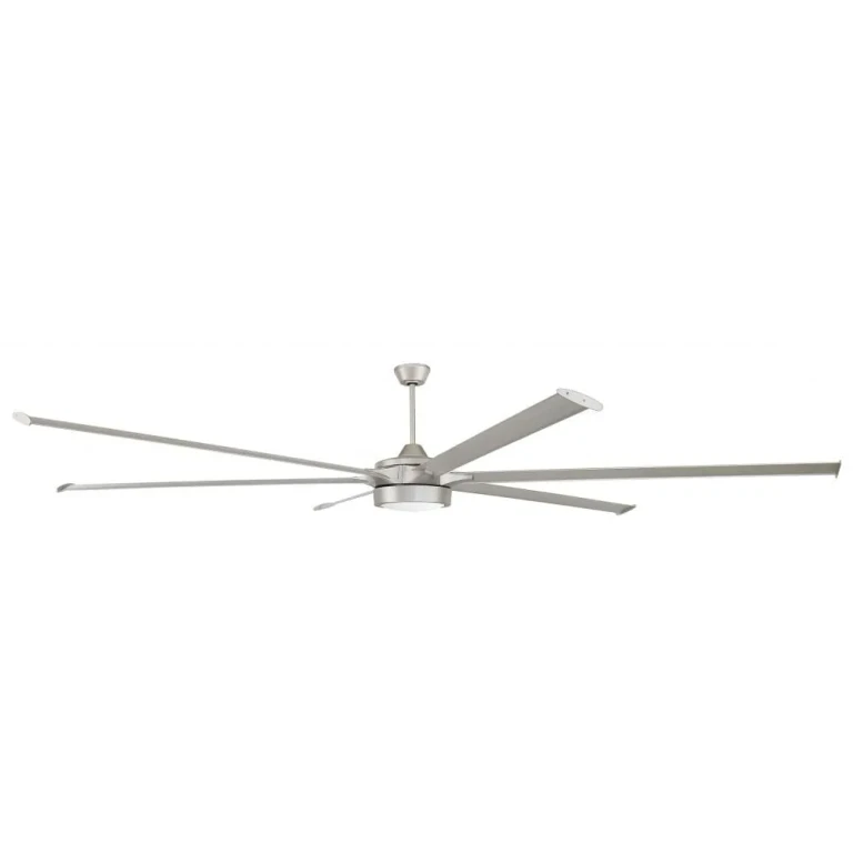 Craftmade Prost 120" .-Light Outdoor Ceiling Fan in Painted Nickel