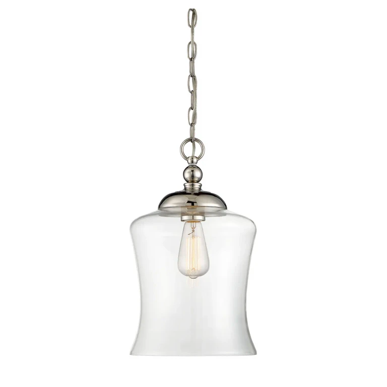Trade Winds 1-Light Mini Pendant in Polished Nickel