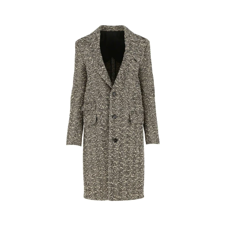 Bottega Veneta Embroidered Stretch Wool Blend Coat