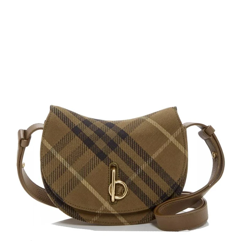 Burberry Rocking Horse Mini Check Shoulder Bag