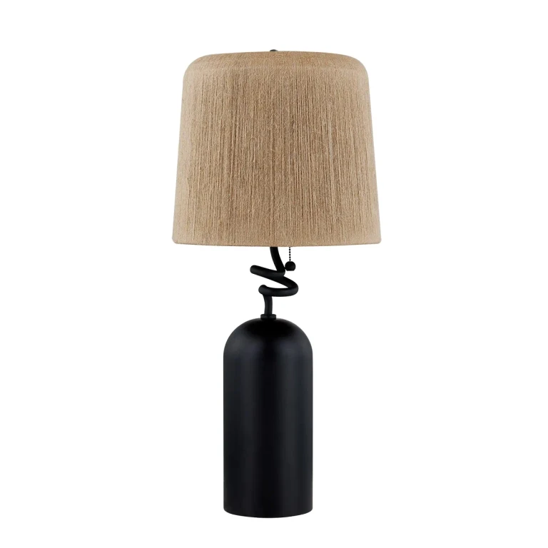 Forged Iron One Light Table Lamp from the Morri Collection
