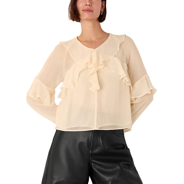 Whistles Ruffled Blouse