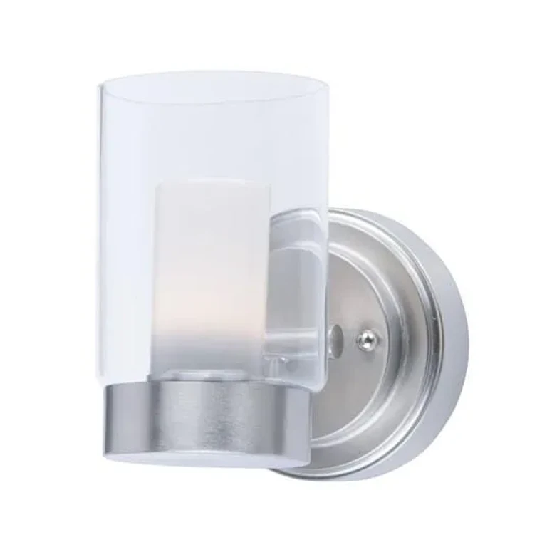 Mod 1-Light 1-Light Wall Sconce in Satin Nickel