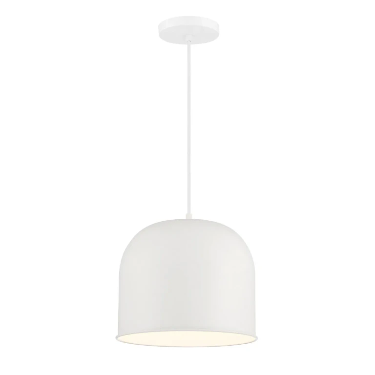 White Hanging Lantern from the Vantage Pendants Collection