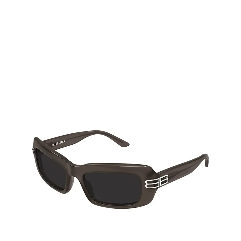 Balenciaga Rectangular Sunglasses, 57mm