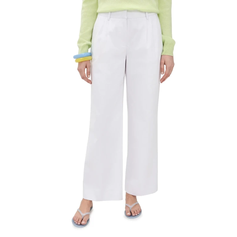 Rowing Blazers Pleated Denim Trousers White 4