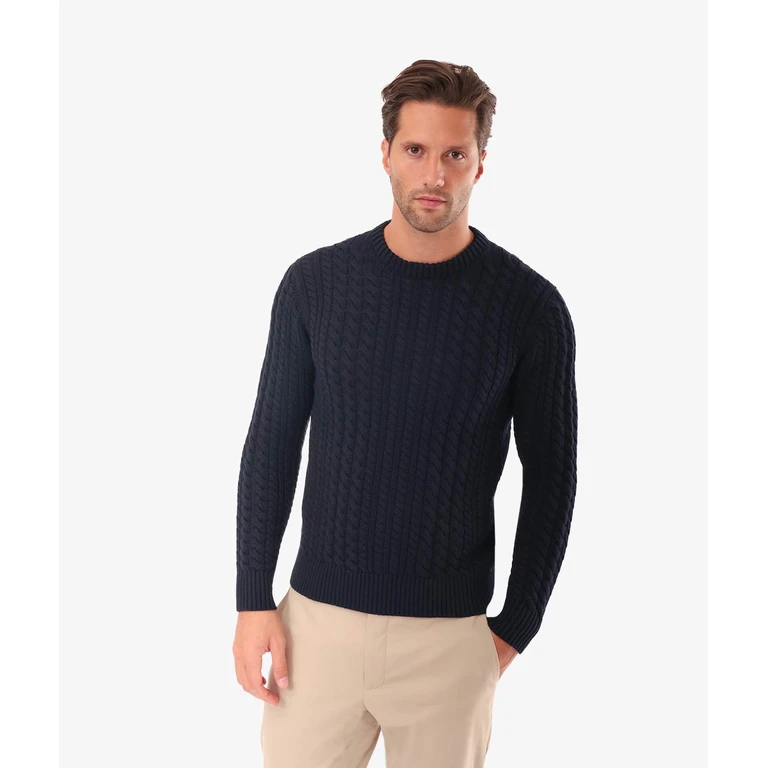 Larusmiani Cotton Sweater Bali Darkgreen Maglieria Dis/lav Pesante - Men