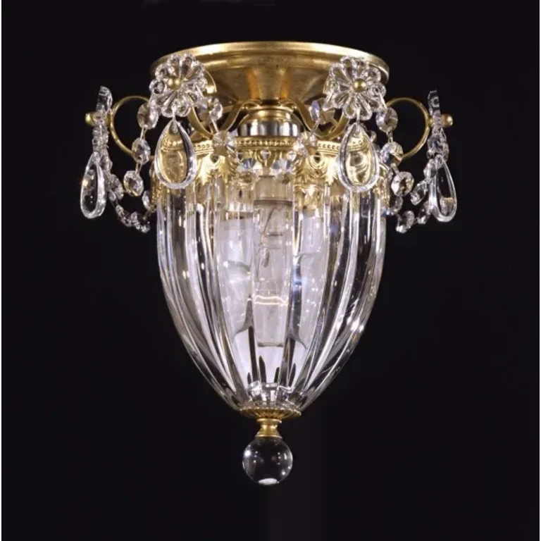 Heirloom Gold Semi-Flush Mount from the Bagatelle Collection