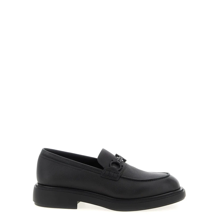 Grained Leather Loafers (029944784396001)